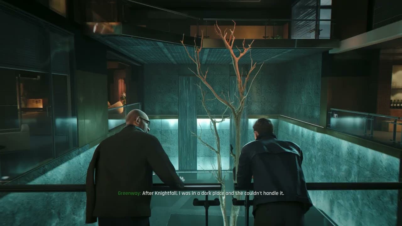 007 First Light – Knightfall: Executive 2nd Floor: Talk To John Greenway “Never Married?” Gameplay
