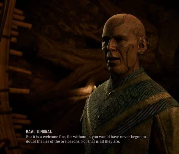Gothic Remake – Chapter 2 The Almanac: Baal Tondral Gives the Hero a Sermon “Say Nothing”