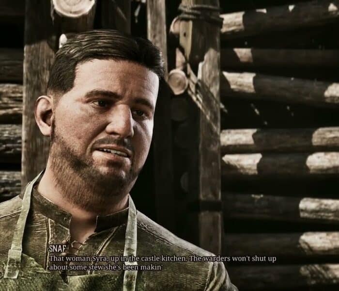 Gothic Remake – Chapter 2 Old Camp: Double Double: Talk to Snap “You Want Me To Get Her Recipe?”