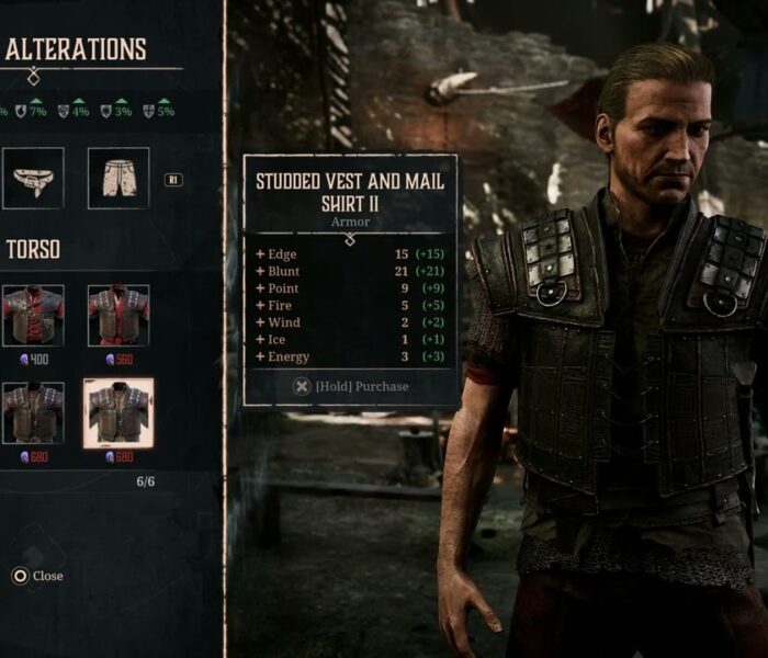 Gothic Remake – Chapter 2 Old Camp: Visit Fisk To Improve Armor: Leather Vest II – Appearance, Stats