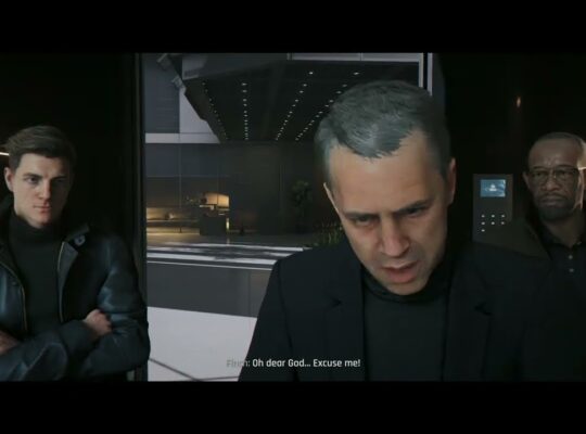 007 First Light – Knightfall: Talk with Roger Finch On Elevator “Oh My Something You Eat?” Cutscene