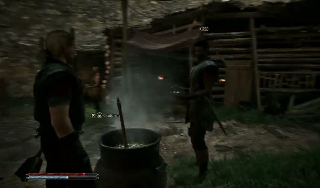 Gothic Remake – Chapter 2 Old Camp: Use Cauldron To Craft Meatbug Ragout