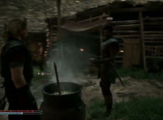 Gothic Remake – Chapter 2 Old Camp: Use Cauldron To Craft Meatbug Ragout