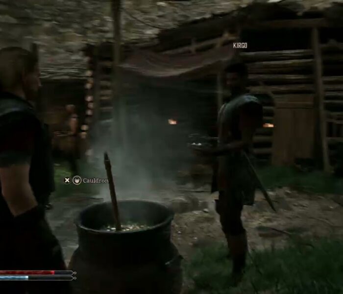 Gothic Remake – Chapter 2 Old Camp: Use Cauldron To Craft Meatbug Ragout