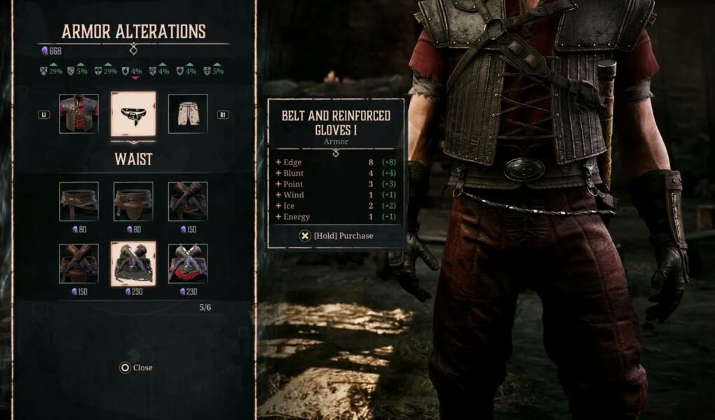 Gothic Remake – Chapter 2 Upgrade Armor: High Boots & Paddled Leggings 1, Belt & Reinforced Gloves