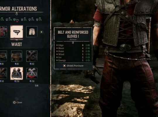 Gothic Remake – Chapter 2 Upgrade Armor: High Boots & Paddled Leggings 1, Belt & Reinforced Gloves
