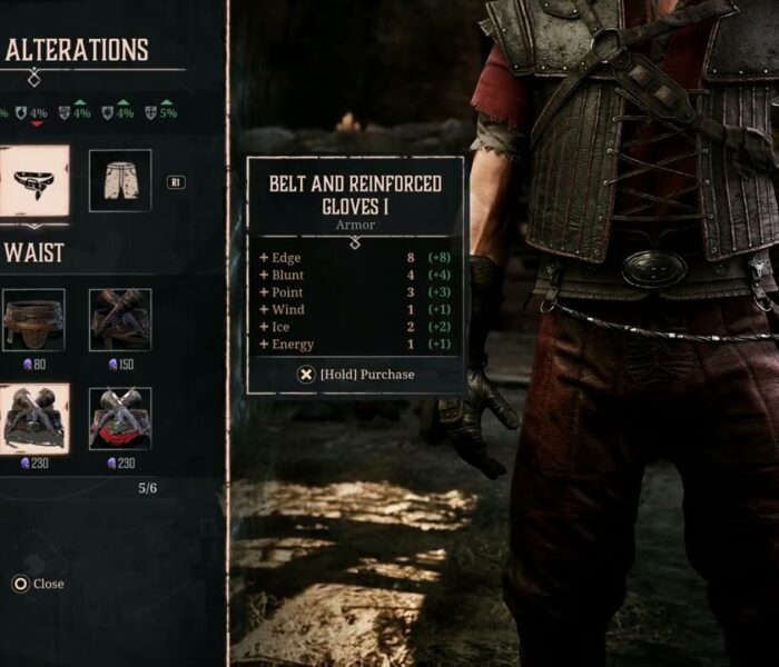 Gothic Remake – Chapter 2 Upgrade Armor: High Boots & Paddled Leggings 1, Belt & Reinforced Gloves