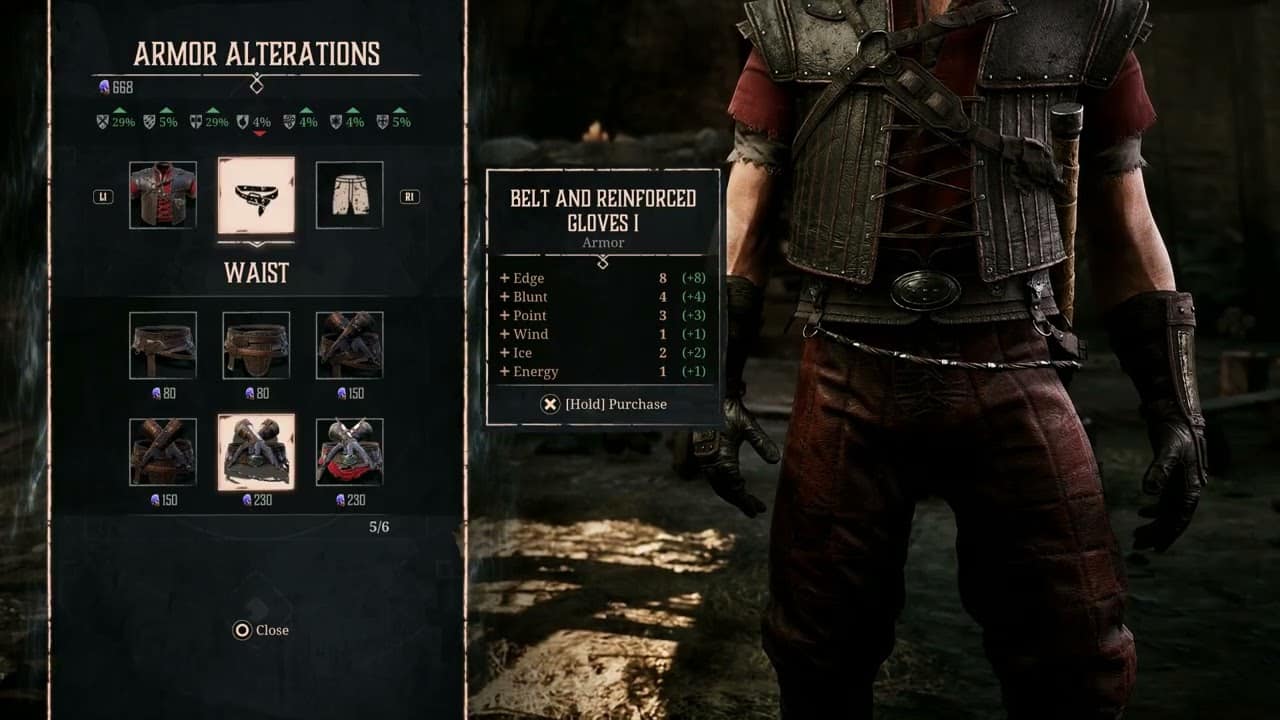Gothic Remake – Chapter 2 Upgrade Armor: High Boots & Paddled Leggings 1, Belt & Reinforced Gloves