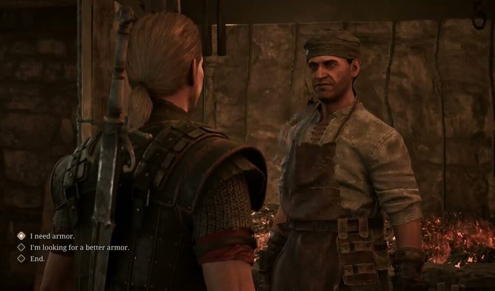 Gothic Remake – Chapter 3 Joining The Warders: Pick Up Your Warder’s Armor and Sword From Stone
