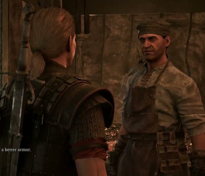 Gothic Remake – Chapter 3 Joining The Warders: Pick Up Your Warder’s Armor and Sword From Stone