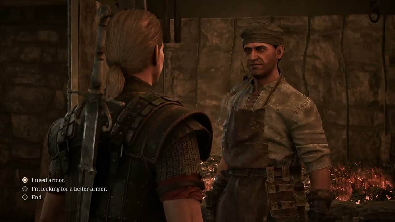 Gothic Remake – Chapter 3 Joining The Warders: Pick Up Your Warder’s Armor and Sword From Stone