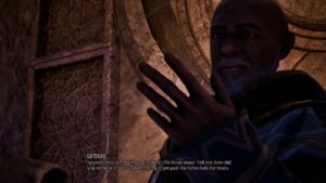 Gothic Remake – Chapter 3 The Water Mages Plan: Talk with Guards | Talk with Saturas at New Camp