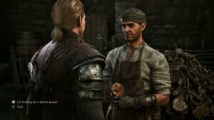 Gothic Remake – Chapter 3 Joining The Warders: Buy Upgraded Warder’s Armor Breastplate