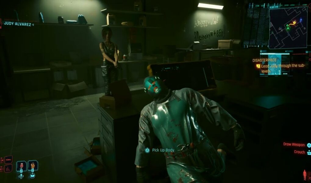 Cyberpunk 2077 – Disasterpiece: Ride with Judy | Find Evelyn In Sub levels Gameplay | PS5 Pro