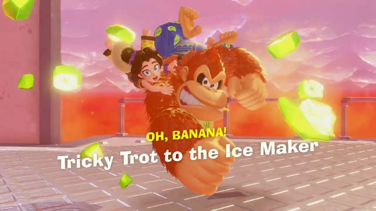 Donkey Kong Bananza – Freezer Layer Sublayer 502: Complete “Tricky Trot To The Ice Maker”