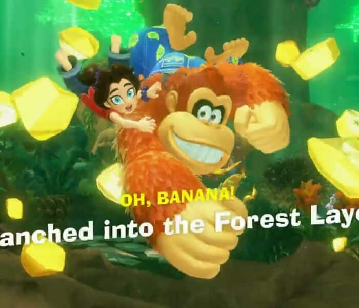 Donkey Kong Bananza – Center of The Divide SL 400: Take Other Branching Path | Enter Forest Layer