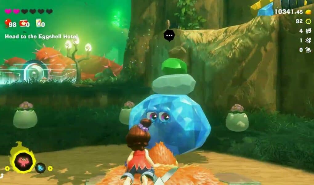Donkey Kong Bananza – Forest Layer SL600: Reach Bellhop Burb: Pauline Talks to DK at Getaway
