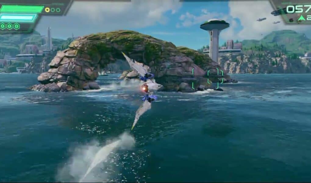 Star Fox – Corneria: Repel the Invasion: Reach Checkpoint | Catch Up To Falco | Combat Action | NS2