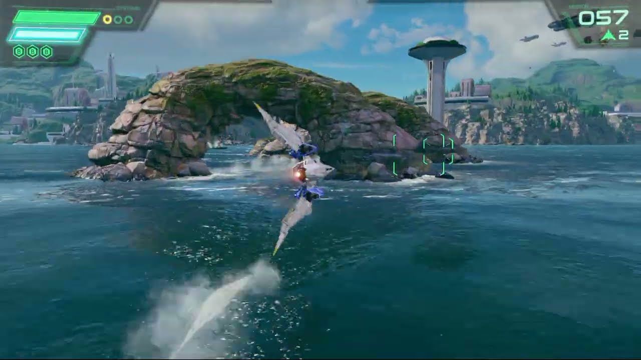Star Fox – Corneria: Repel the Invasion: Reach Checkpoint | Catch Up To Falco | Combat Action | NS2