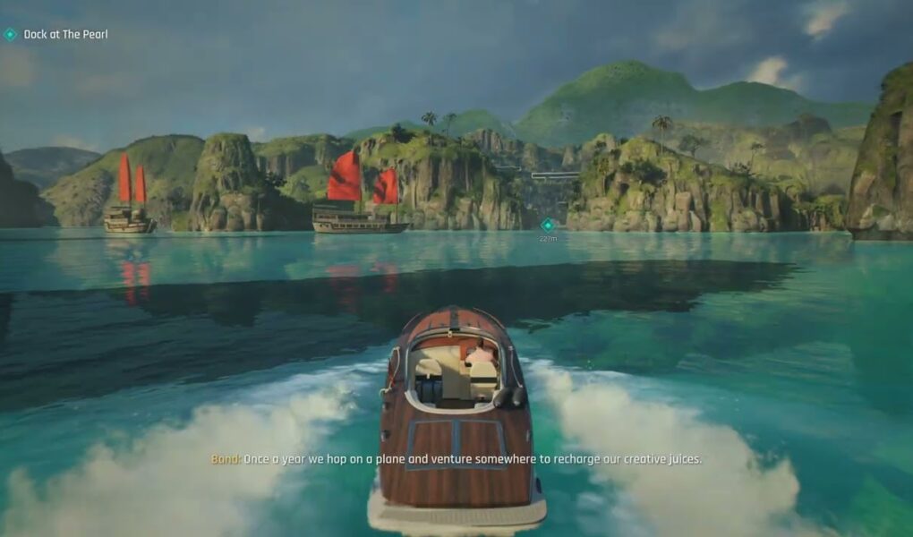 007 First Light – Time To Die: The Speedboat Ride: Talk with Moneypenny About Character Gameplay