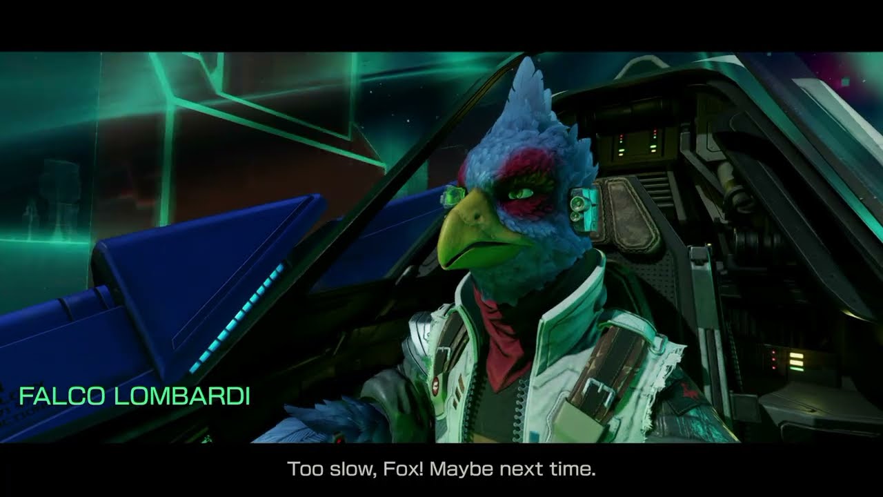 Star Fox – Prologue: Falco Lombardi Intro Cutscene | U Turn | All Range Mode | Open Comms | NS2