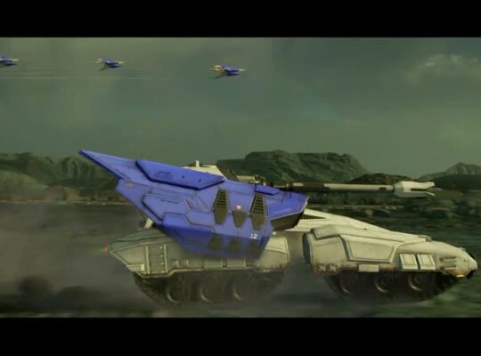 Star Fox – Macbeth: Landmaster Cutscenes and Gameplay | Defeat Mechbeth Experimental Security Drone