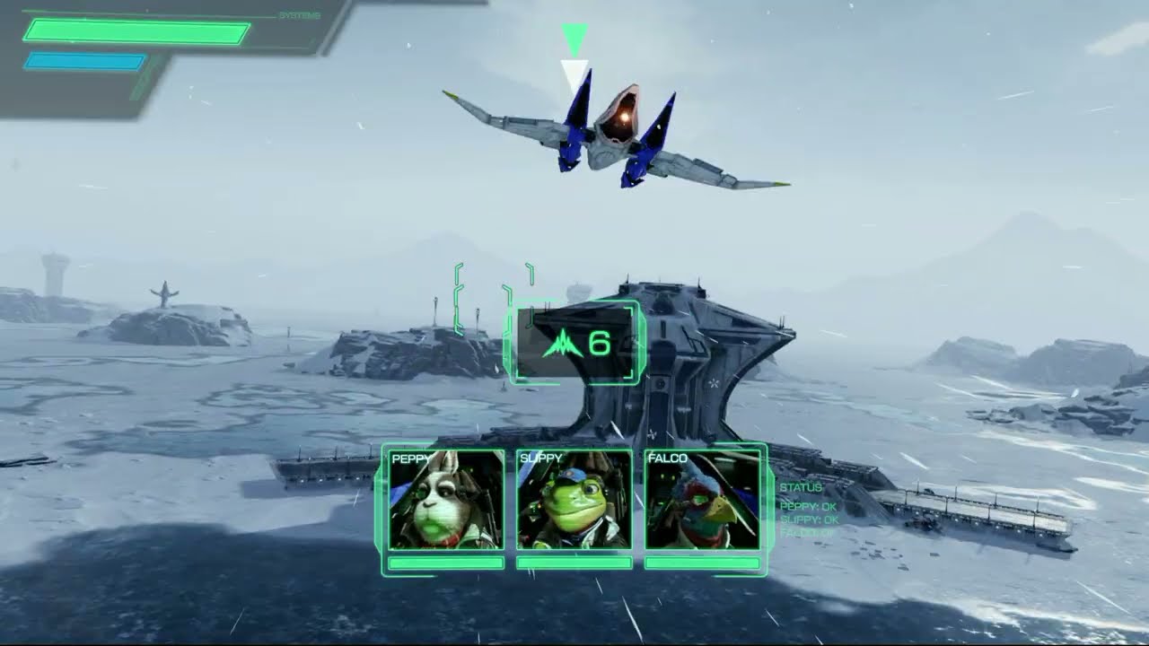 Star Fox – Fichina (Full) Defeat Star Wolf | Stop Bomb Cutscenes and Gameplay