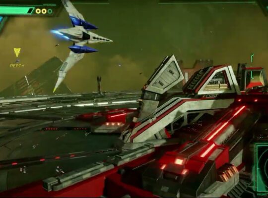 Star Fox – Bolse: Knock Down The Forcefield and Destroy The Core Cutscenes and Gameplay | NS2
