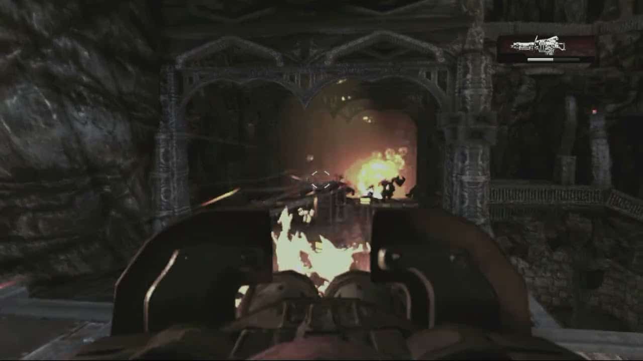 Gears of War 2 – Act 4: Choose Lift with Troika (Right) Marcus and Cole Dungeon Maze Gameplay