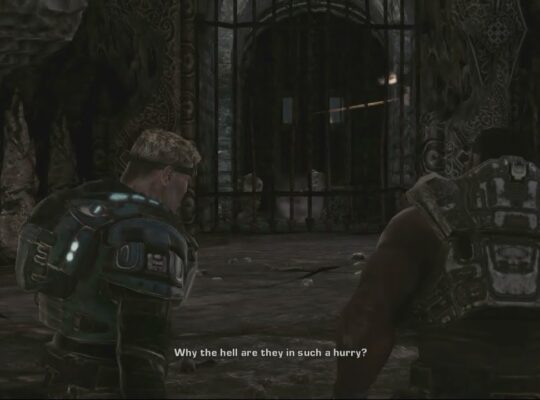 Gears of War 2 – Act 4: Baird “Are They Fighting Each Other?” Cole “What The Hell!” Locust Sequence