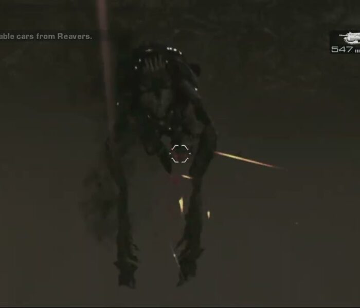 Gears of War 2 – Act 4: Defend The Cable Car Against The Locust Reavers Attack Gameplay Sequence