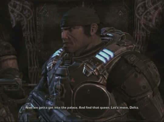 Gears of War 2 – Act 4: Marcus “Welcome Back To Delta” Cole Train and Baird Reunite Cutscene