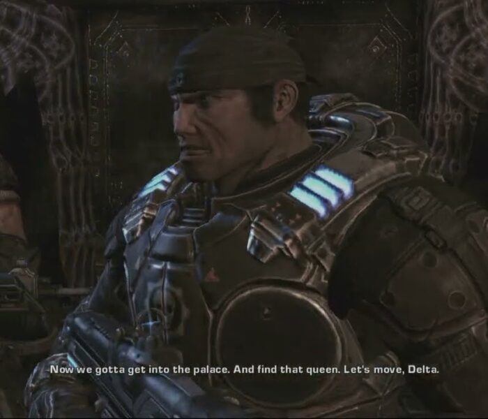 Gears of War 2 – Act 4: Marcus “Welcome Back To Delta” Cole Train and Baird Reunite Cutscene