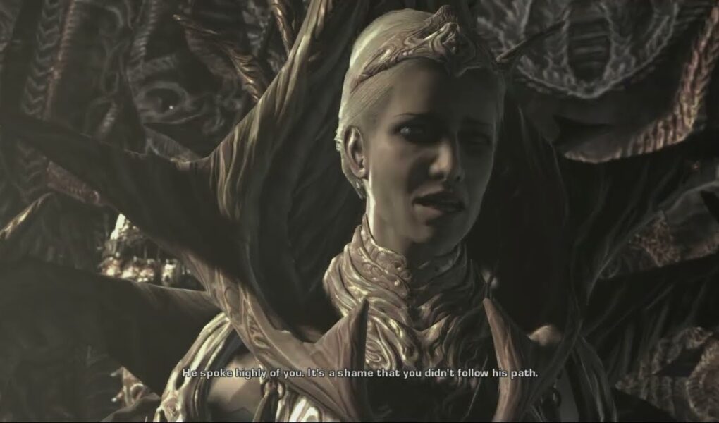 Gears of War 2 – Act 4: Delta Squad Confronts Queen Myrrah “You’re The Son of Adam Fenix” Cutscene
