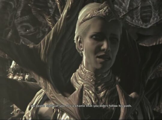 Gears of War 2 – Act 4: Delta Squad Confronts Queen Myrrah “You’re The Son of Adam Fenix” Cutscene