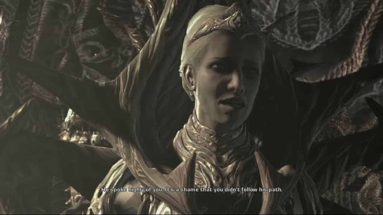 Gears of War 2 – Act 4: Delta Squad Confronts Queen Myrrah “You’re The Son of Adam Fenix” Cutscene