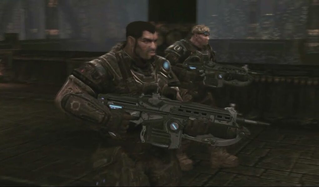 Gears of War 2 – Act 4: Choose Path Right Hall | Make Your Way To The Bottom of The Palace