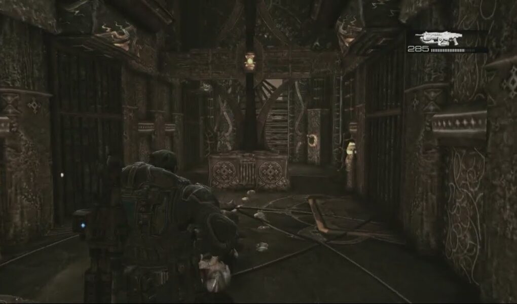 Gears of War 2 – Act 4: Use The Locust Lift Gameplay | “Queen of The Grubs?” Cutscene
