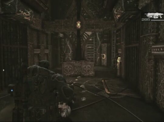 Gears of War 2 – Act 4: Use The Locust Lift Gameplay | “Queen of The Grubs?” Cutscene