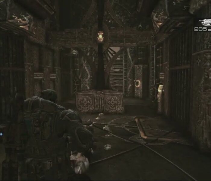 Gears of War 2 – Act 4: Use The Locust Lift Gameplay | “Queen of The Grubs?” Cutscene