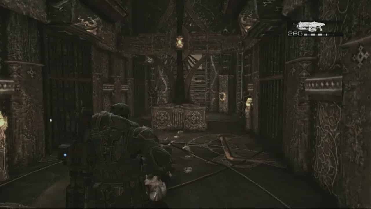 Gears of War 2 – Act 4: Use The Locust Lift Gameplay | “Queen of The Grubs?” Cutscene