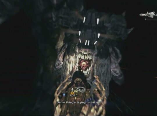 Gears of War 2 – Act 4: Talk with Gears Cutscene | Fend Off The Hydra While Cole Looks For An Exit
