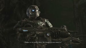 Gears of War 2 – Act 4: Escape The Nexus Hive On a Reaver | Defend Fellow Gears Gameplay