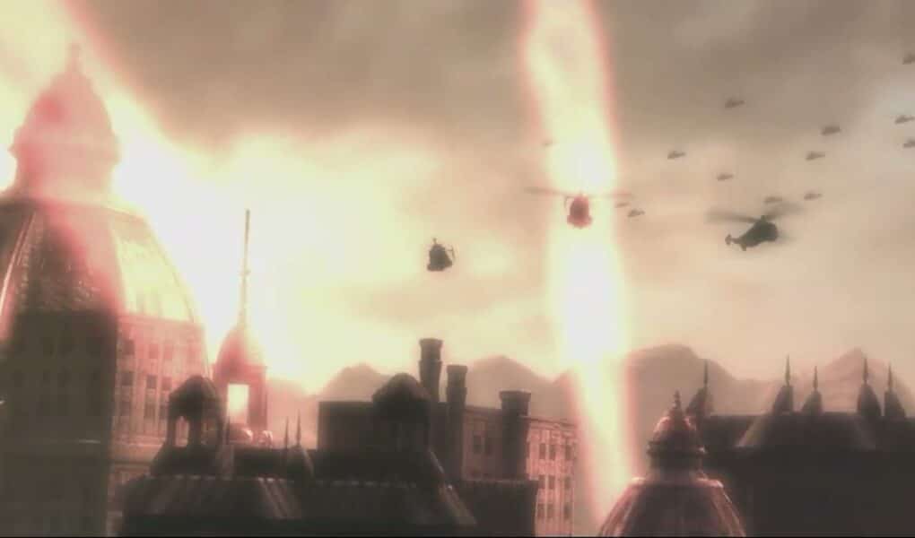 Gears of War 2 – Act 5: Sink Jacinto via Lambent Brumak Explosion | Queen Myrrah Ending Cutscene