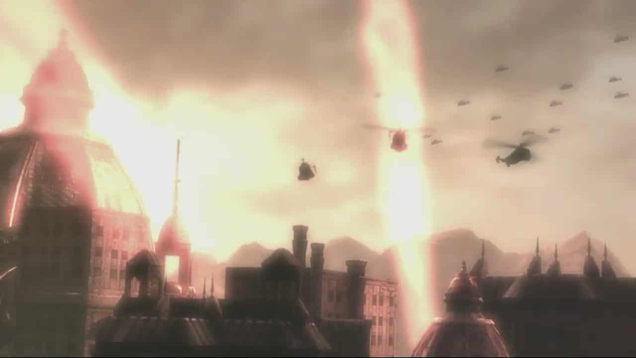 Gears of War 2 – Act 5: Sink Jacinto via Lambent Brumak Explosion | Queen Myrrah Ending Cutscene