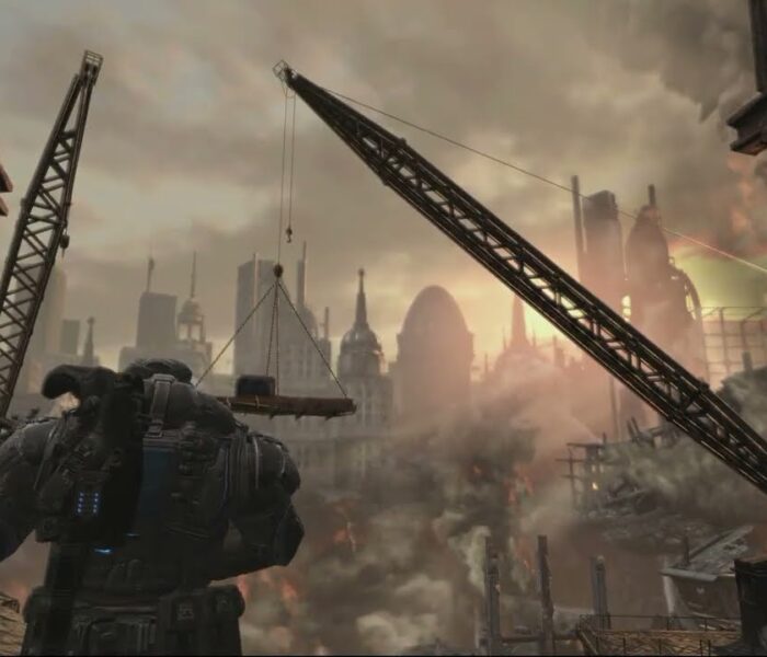 Gears of War 2 – Act 5: Proceed Through Cooper Street | Garage Choice | Reach Sink Hole Gameplay