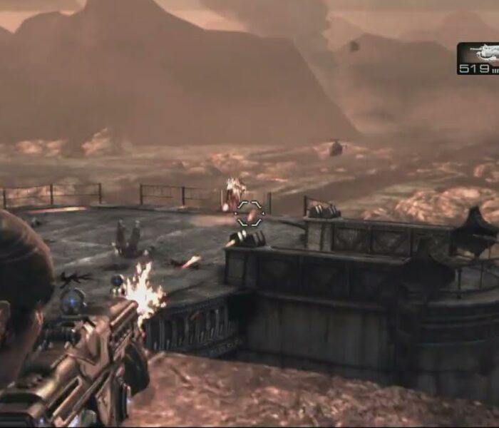 Gears of War 2 – Act 5: Clear The Landing Platform of Enemy Forces | Move To The West Gate Gameplay