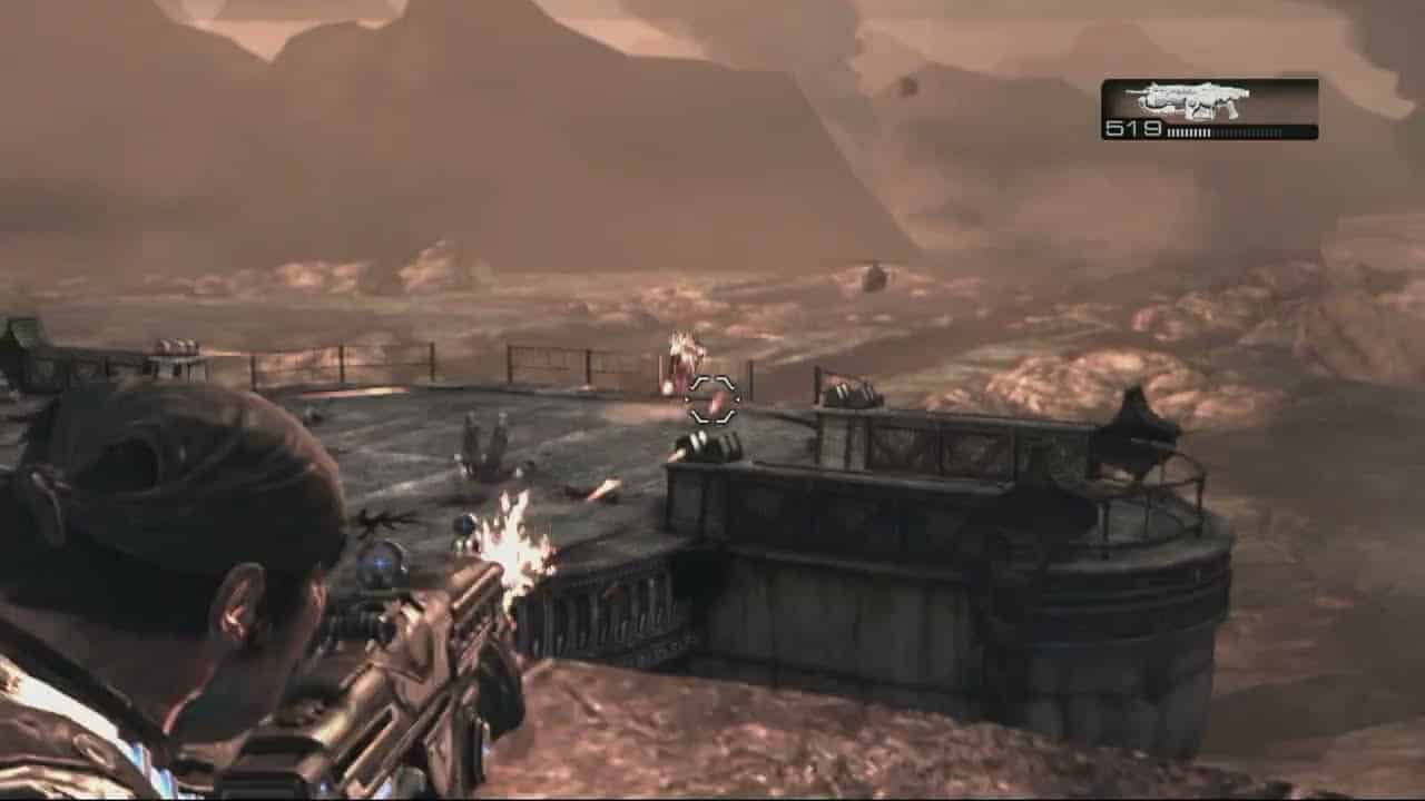 Gears of War 2 – Act 5: Clear The Landing Platform of Enemy Forces | Move To The West Gate Gameplay