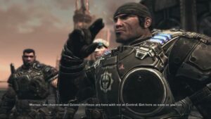 Gears of War 2 – Act 5: “Delta Squad Coming In” Jacinto Arrival | Hoffman, Anya & Prescott Cutscene