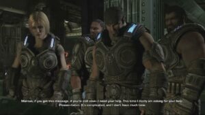 Gears of War 3 – Act 1: Adam Fenix “Solution To Lambent Problem” Message | Marcus Fenix Cutscene